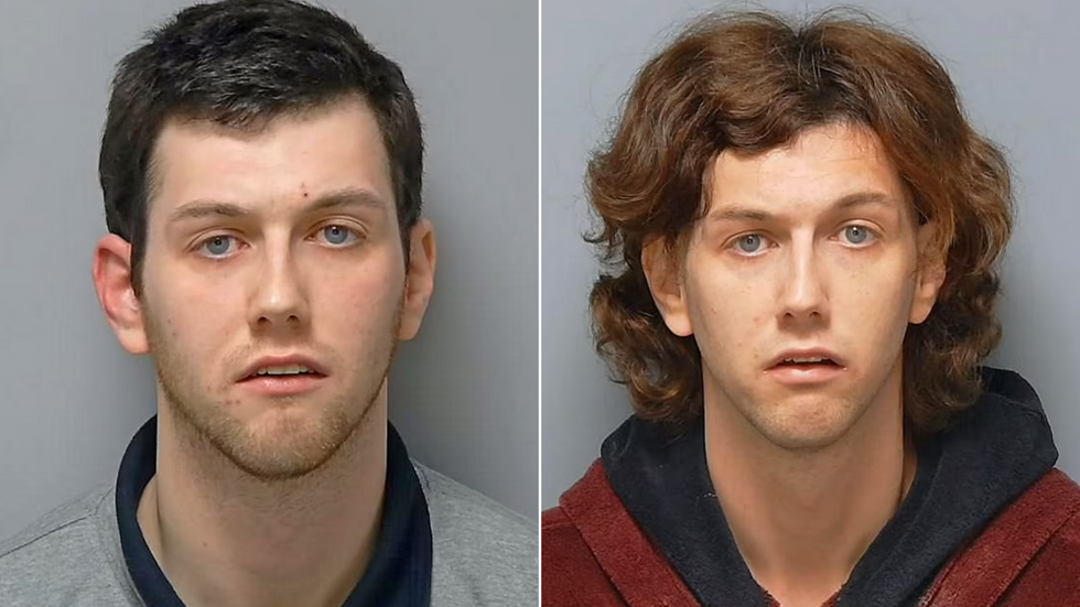 Two mugshots of Waller