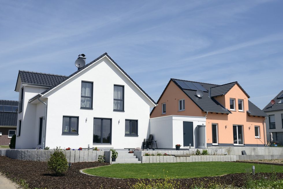 Two neighbouring houses