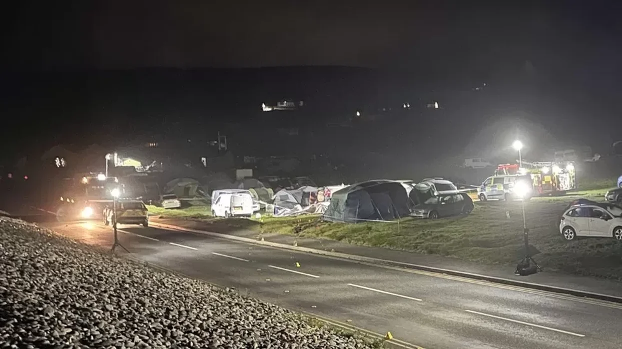 Nine injured as car crashes into a campsite in Pembrokeshire