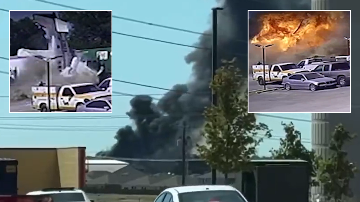 Two dead in Texas after horror plane crash as extraordinary fireball seen erupting on impact