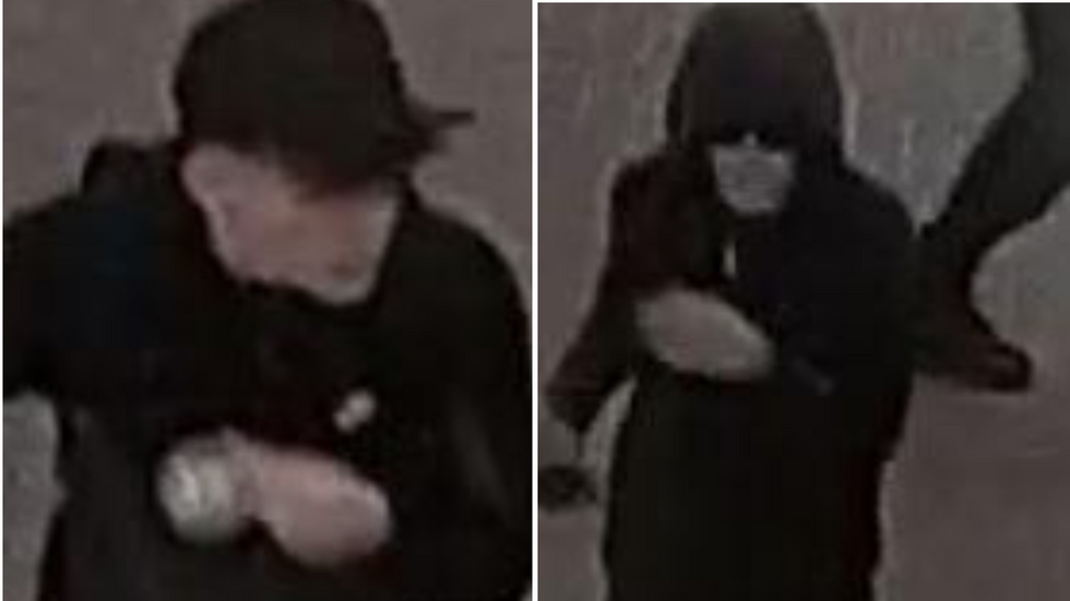 Two people who police want to speak to following an incident at Tesco in Bicester