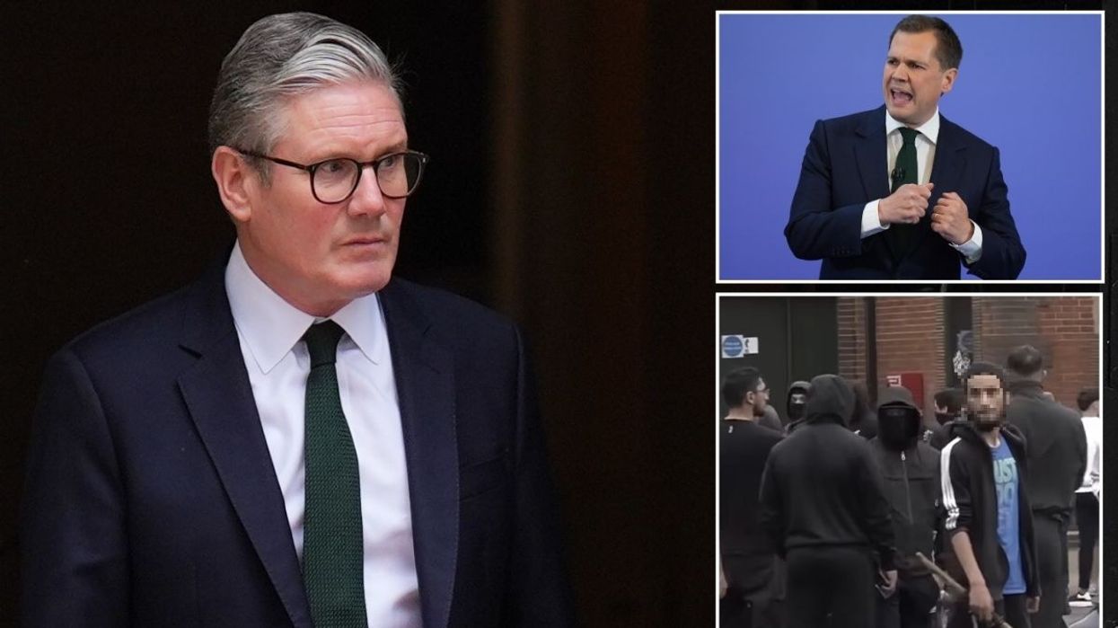 'Two-tier Keir!' Starmer accused of being 'blind' to 'sectarian gangs' as top Tory offers leadership amid 'appalling' riots