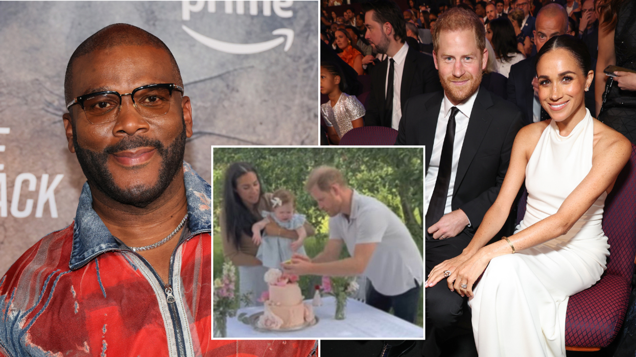 Tyler Perry and Prince Harry and Meghan Markle