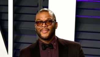 Tyler Perry attending the Vanity Fair Oscar Party held at the Wallis Annenberg Center for the Performing Arts in Beverly Hills, Los Angeles, California, USA.