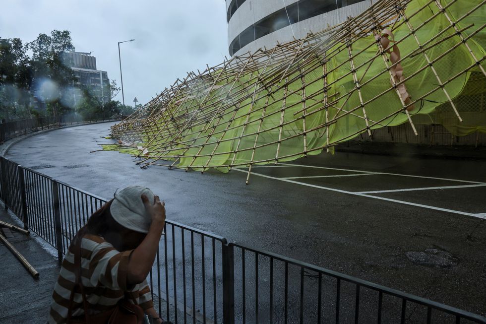 Typhoon Wipha in Hong Kong