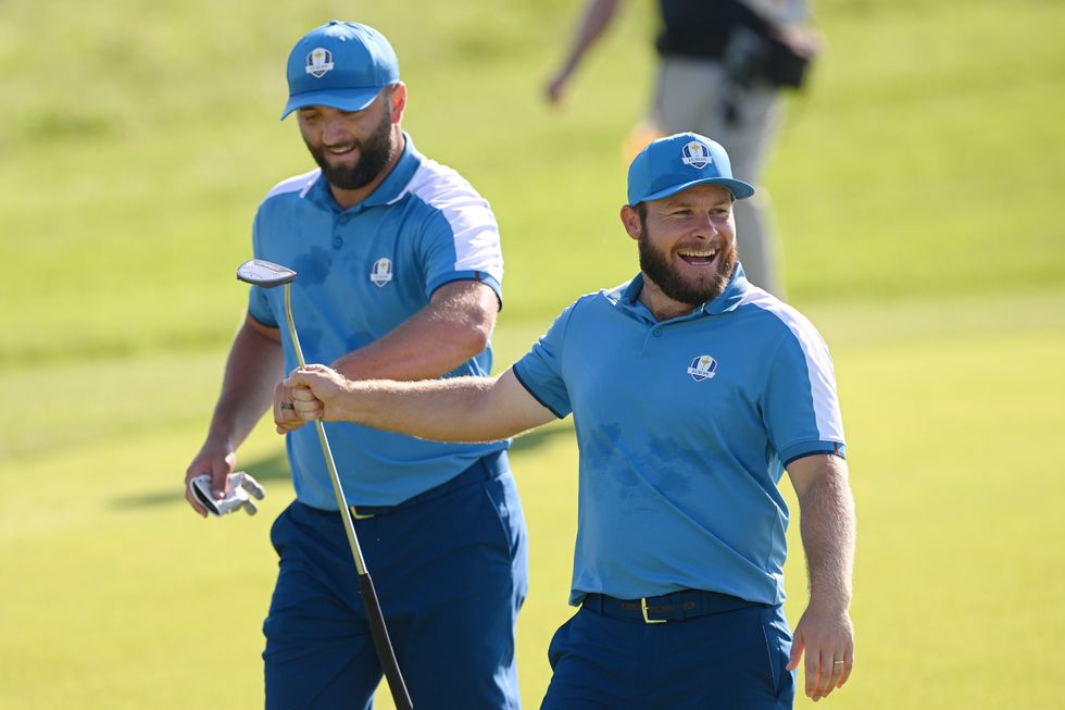 Tyrrell Hatton formed a strong partnership with Jon Rahm at the Ryder Cup