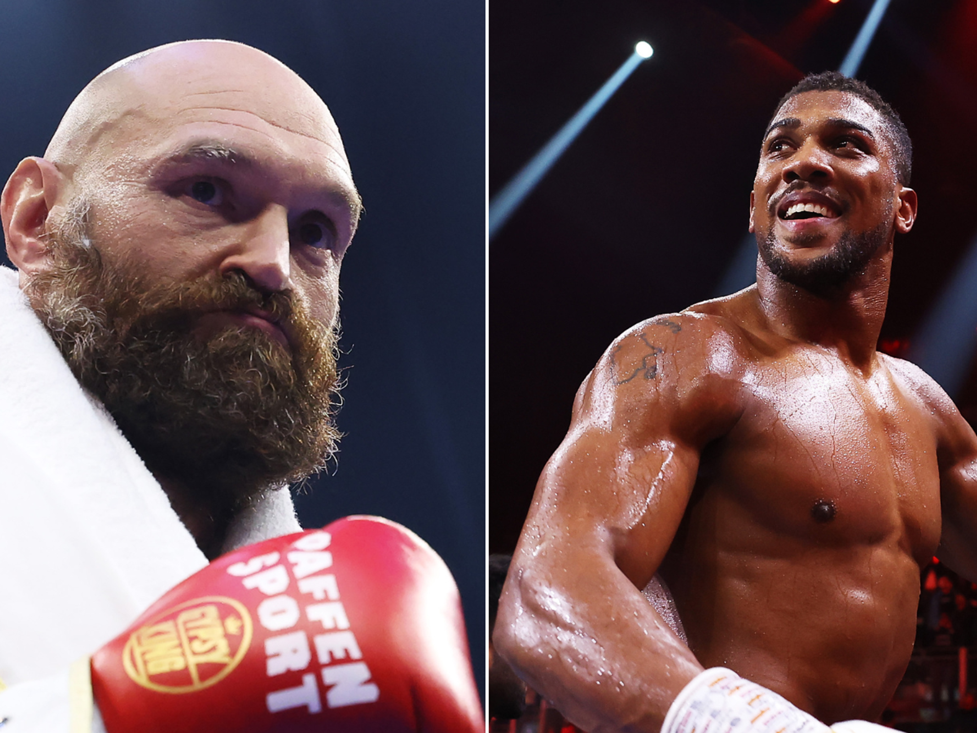 Tyson Fury and Anthony Joshua