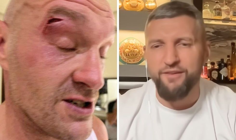 Tyson Fury and Carl Froch