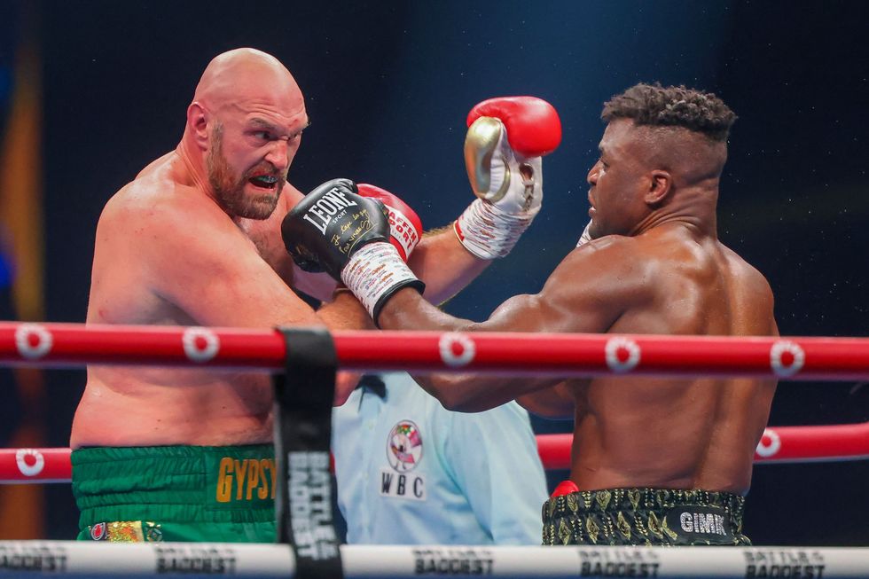 Tyson Fury and Francis Ngannou