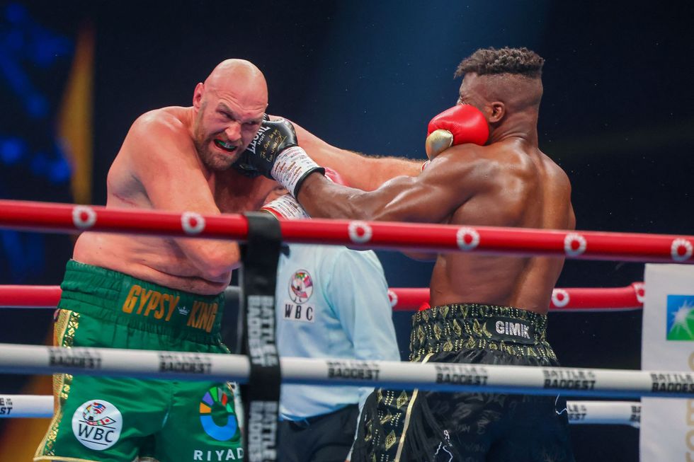 Tyson Fury and Francis Ngannou