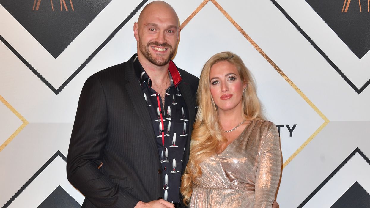 Tyson Fury and his wife Paris
