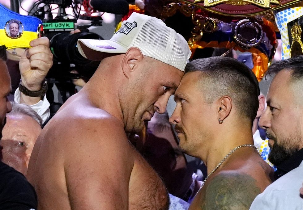 Tyson Fury and Oleksandr Usyk are fighting to become the undisputed heavyweight champion of the world
