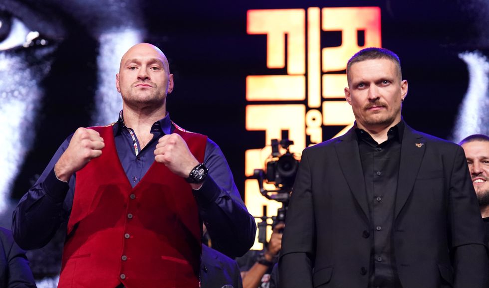Tyson Fury and Oleksandr Usyk step into the ring next week