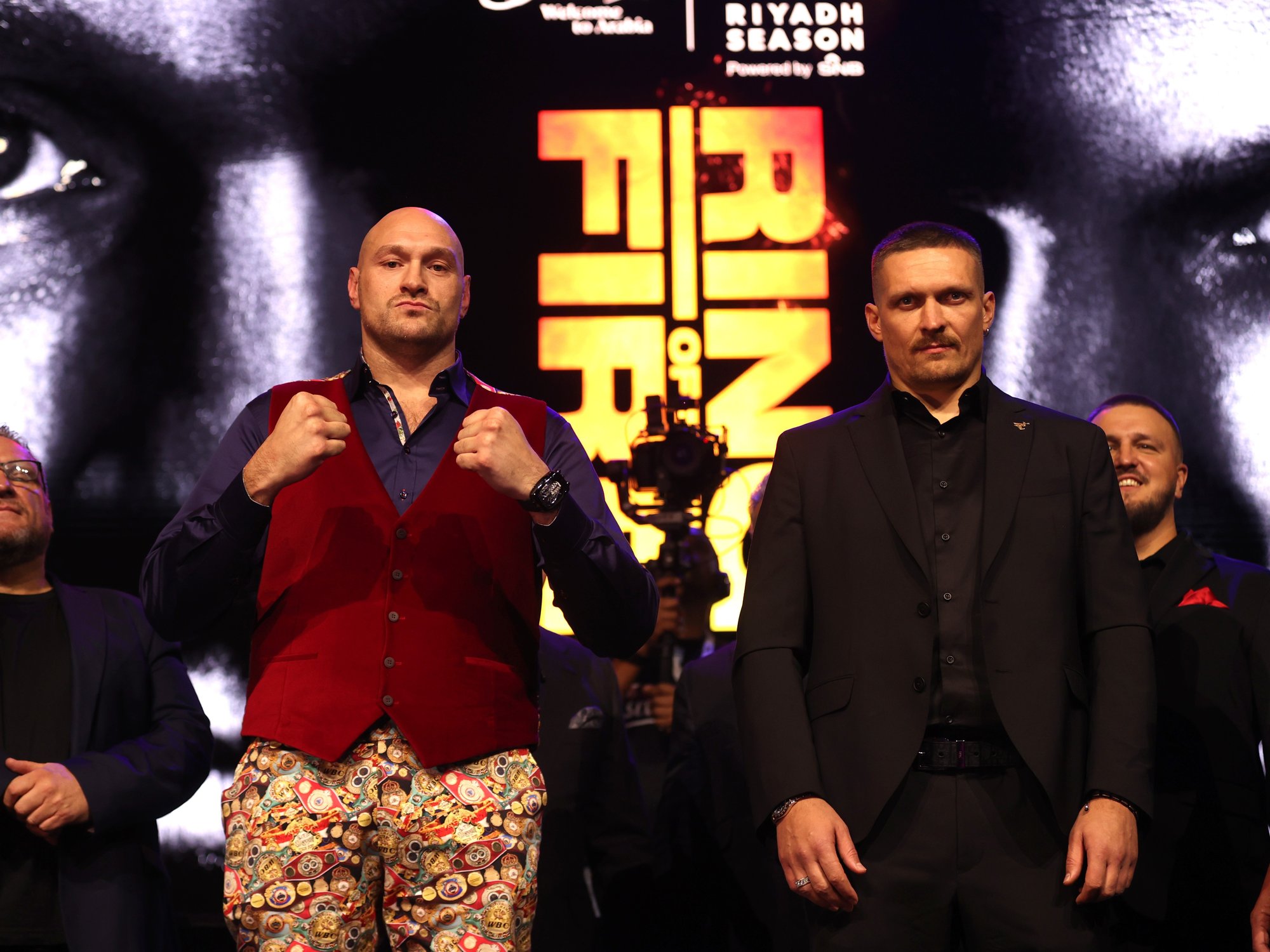 Tyson Fury and Oleksandr Usyk