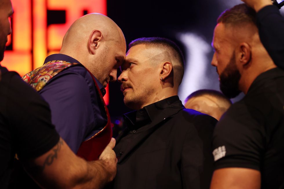 Tyson Fury and Oleksandr Usyk