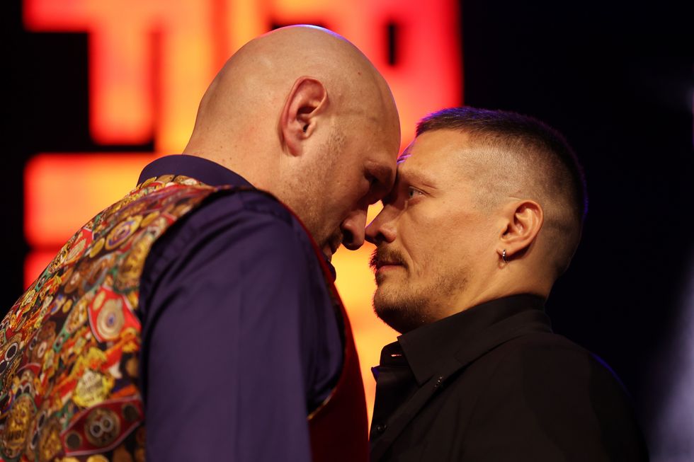Tyson Fury and Oleksandr Usyk