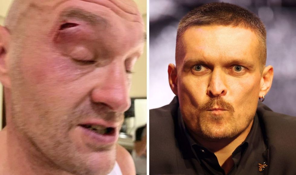 Tyson Fury and Oleksandr Usyk