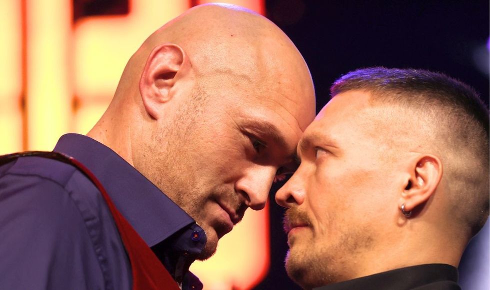 Tyson Fury and Oleksandr Usyk