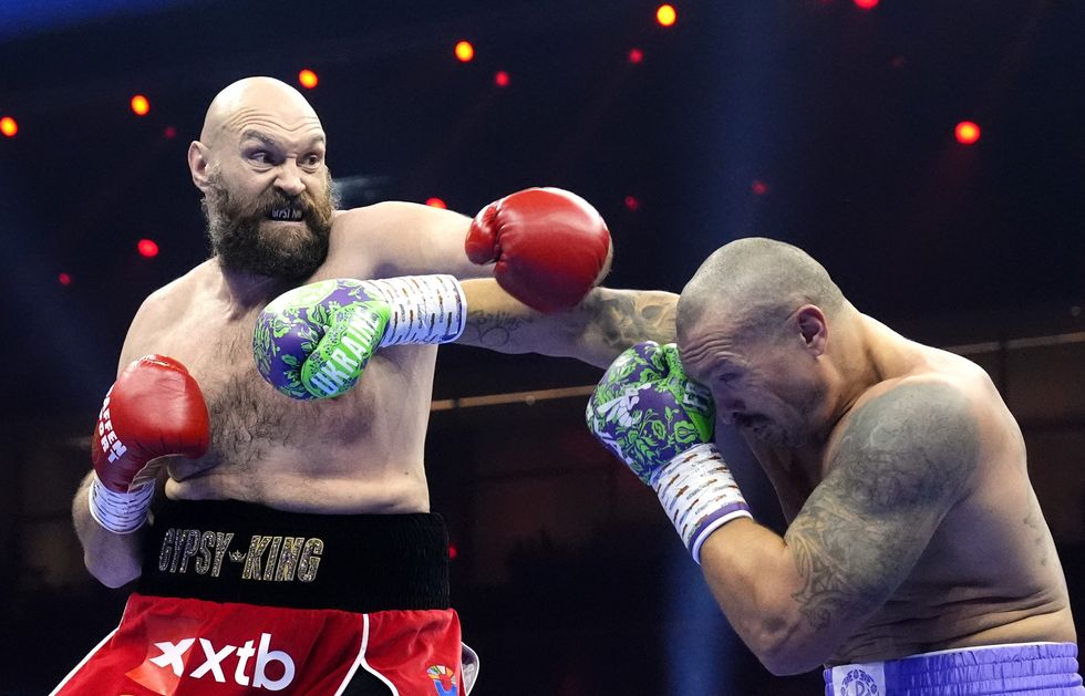 Tyson FURY and Oleksandr USYK