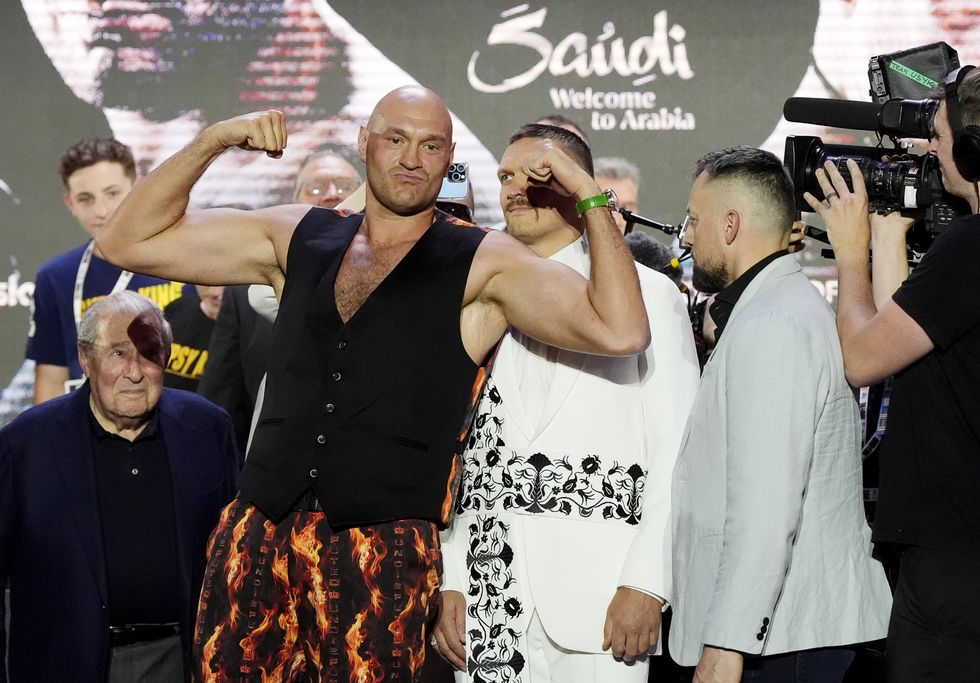 Tyson Fury has shown off a much slender figure