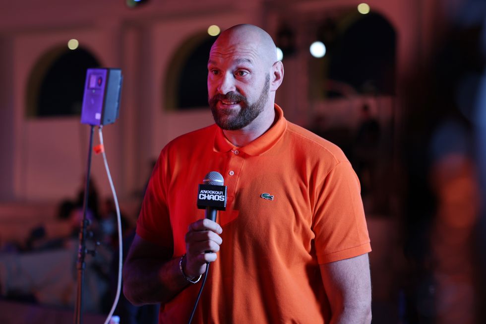Tyson Fury is in Saudi Arabia to watch Anthony Joshua vs Francis Ngannou