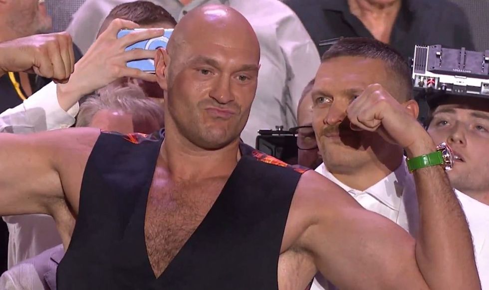 Tyson Fury refused to face off with Oleksandr Usyk