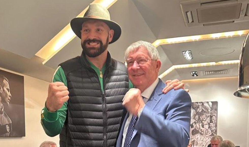 Tyson fury Sir Alex Ferguson