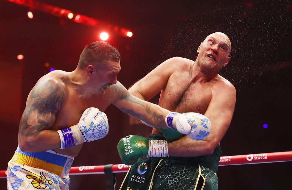 Tyson Fury was nearly knocked out by Oleksandr Usyk