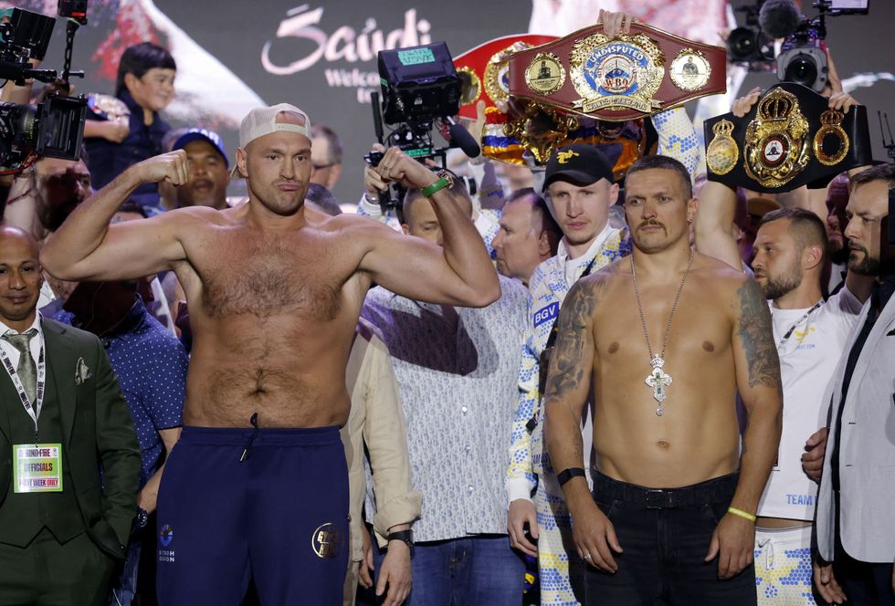 Tyson Fury weighed in at 118kg