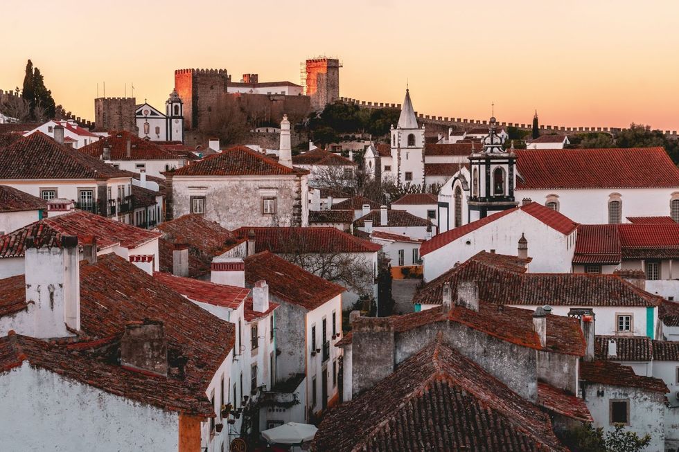 \u00d3bidos Portugal buildings