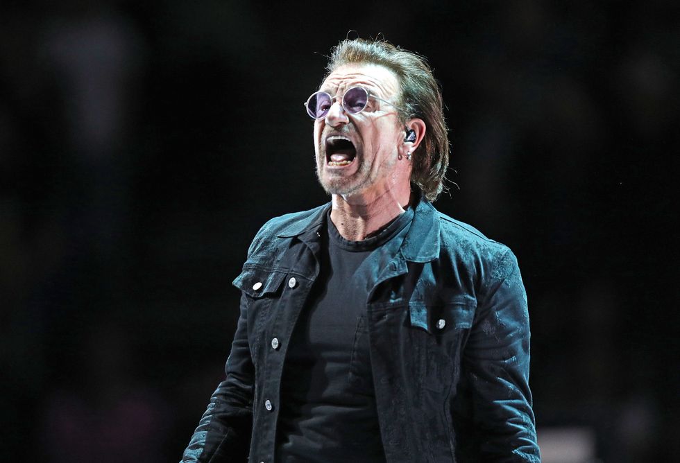 U2's Bono says he is 'embarrassed' when he listens to the bands songs