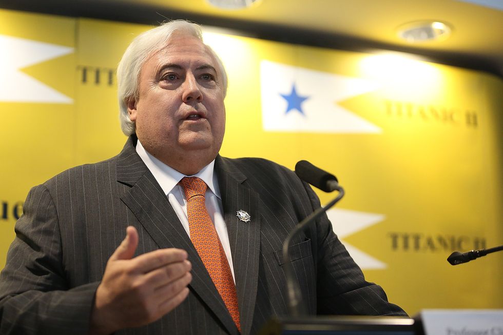 \u200b Australian billionare Clive Palmer announced the plans in 2013