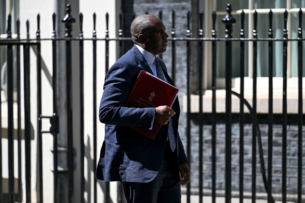 u200b Foreign Secretary David Lammy walks into an emergency Cobra meeting