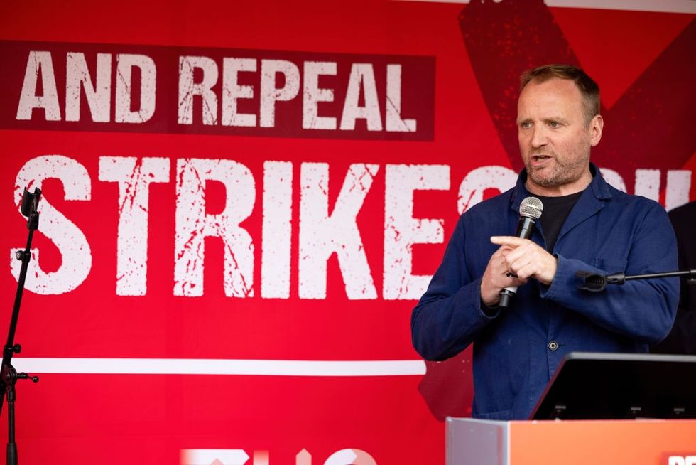 \u200b Gary Smith, the General Secretary of the GMB Union,