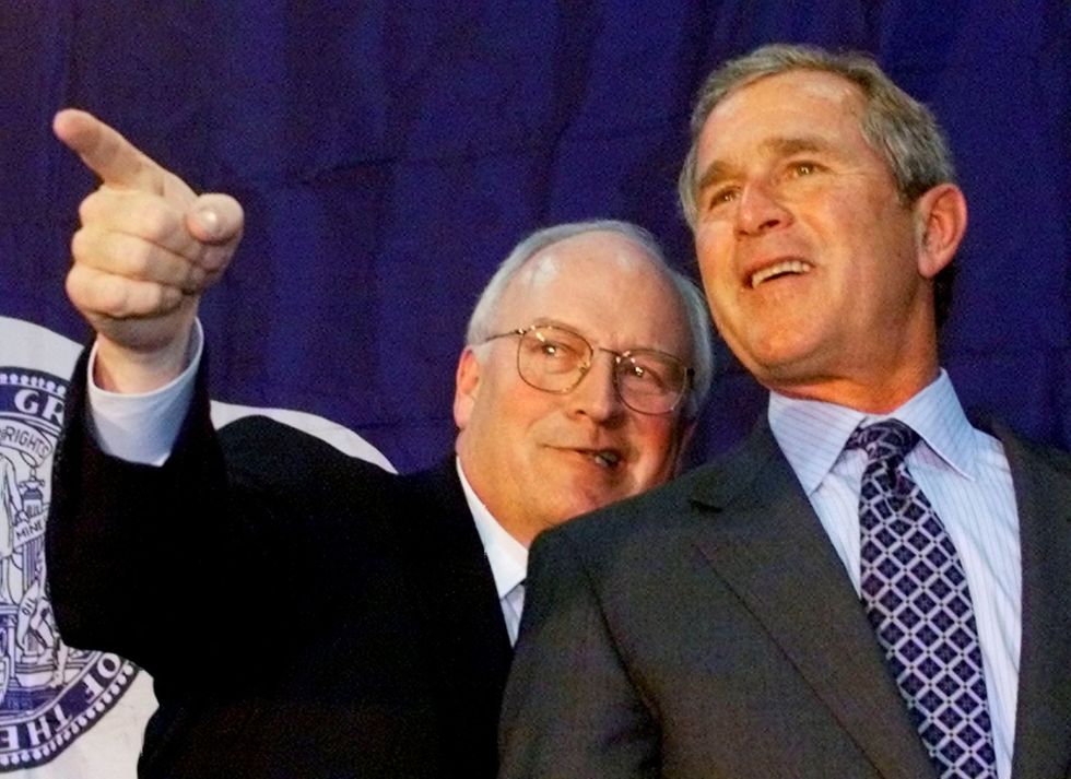 \u200b George W. Bush during a campaign stop July 26, 2000