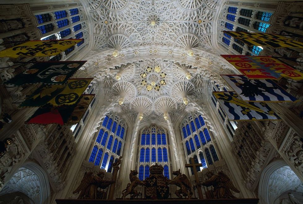 \u200b Henry VII Chapel, or Henry VII Lady Chapel, ceiling, 1503-1519, Westminster Abbey