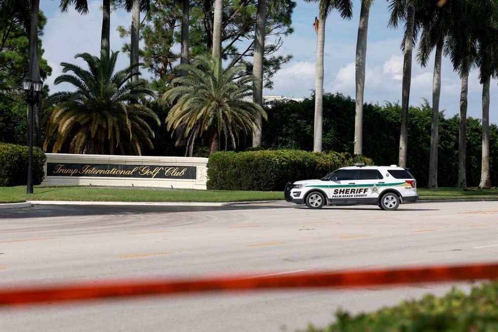 \u200b: Law enforcement secures the area around Trump International Golf Club