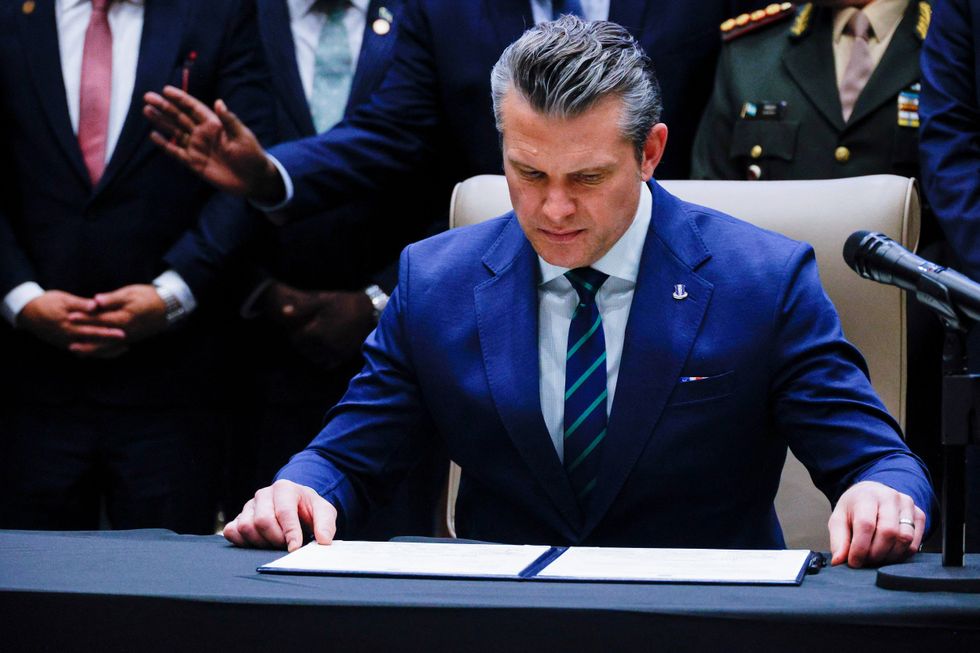 \u200b Pete Hegseth is updating the press on