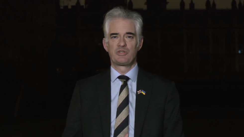 \u200b Shadow Defence Secretary James Cartlidge