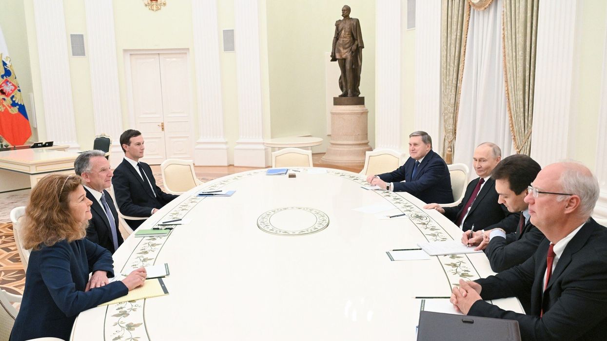 \u200b Steve Witkoff, Jared Kushner, Russian President Vladimir Putin