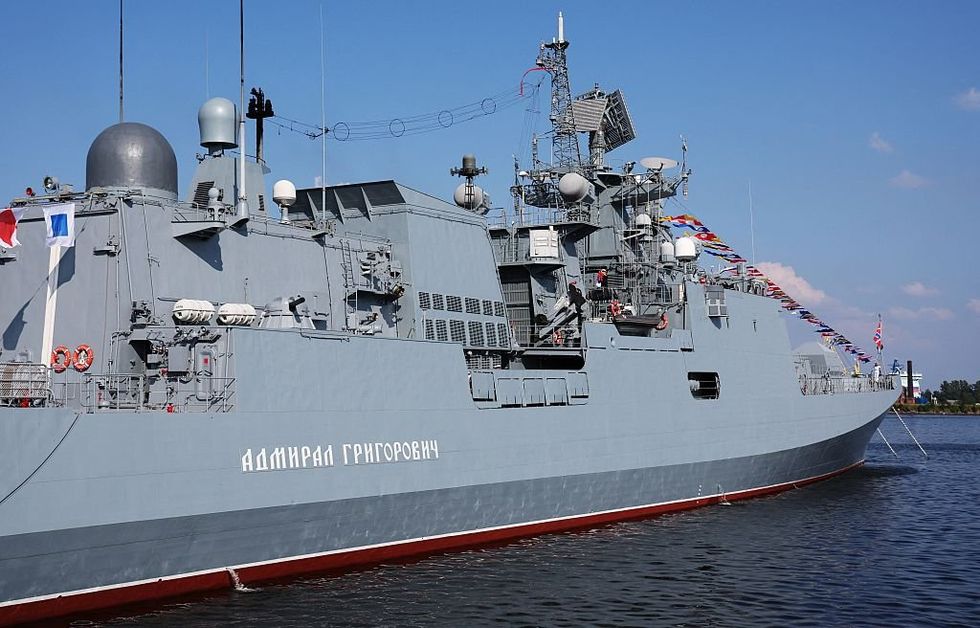 \u200b The Russian Navy frigate Admiral Grigorovich