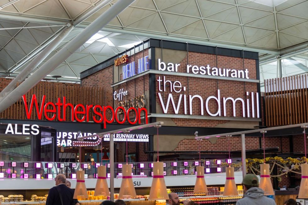 \u200b The Windmill Wetherspoons pub in Stansted airport