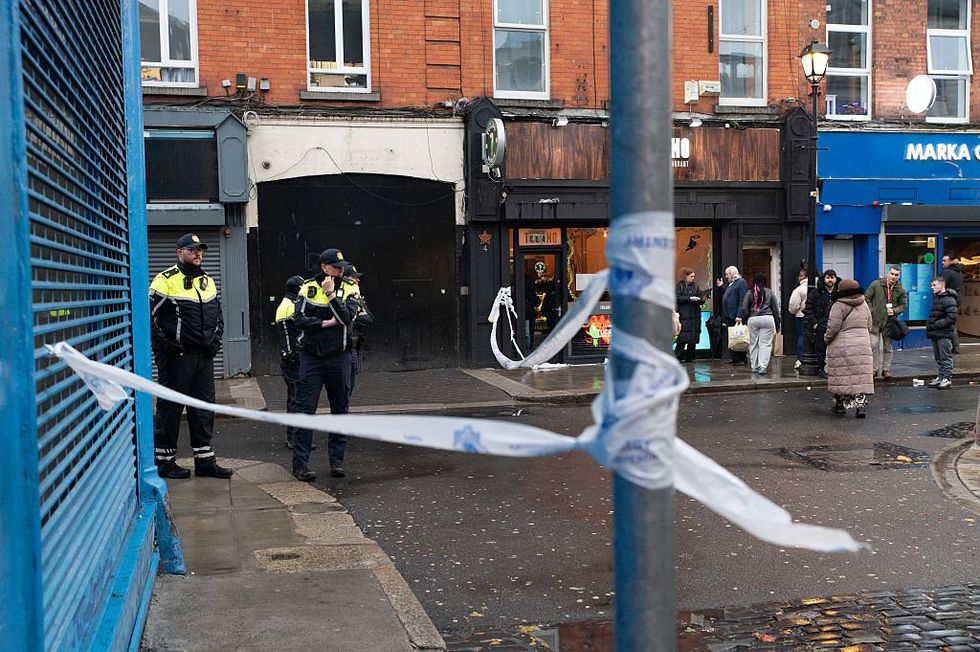 \u200b Traffic wardens speak with members of An Garda S\u00edoch\u00e1na