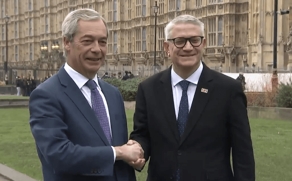 \u200b\u200bNigel Farage with Andrew Rosindell