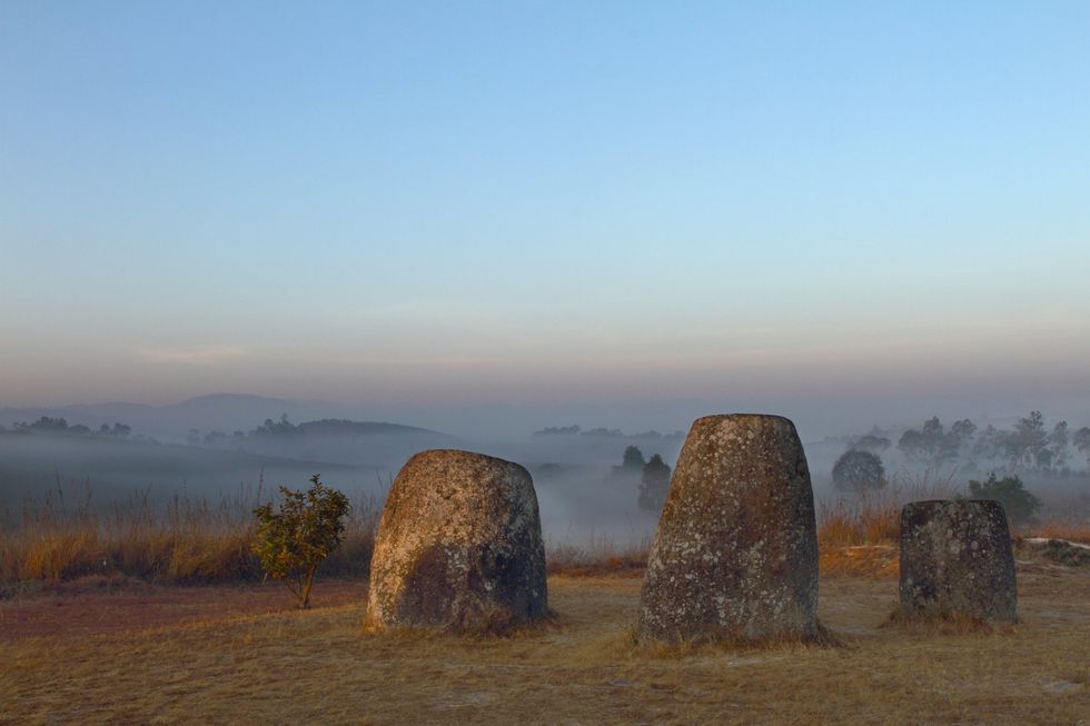 \u200b\u200bThe Plain of Jars in Xieng Khouang Plateau,