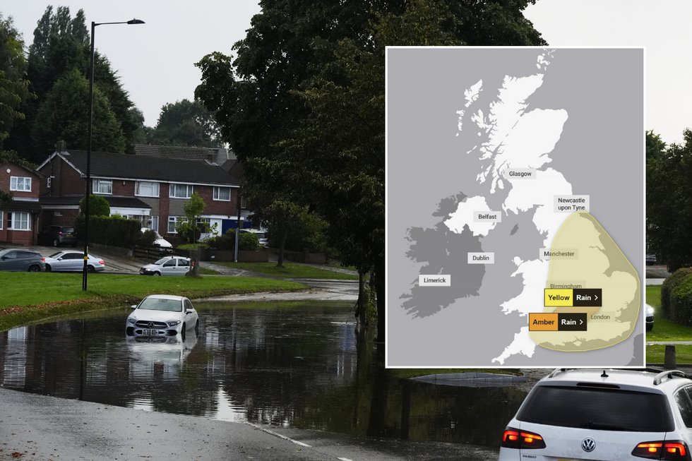 \u200b\u200bVehicles were left stranded in Perry Bar in the West Midlands