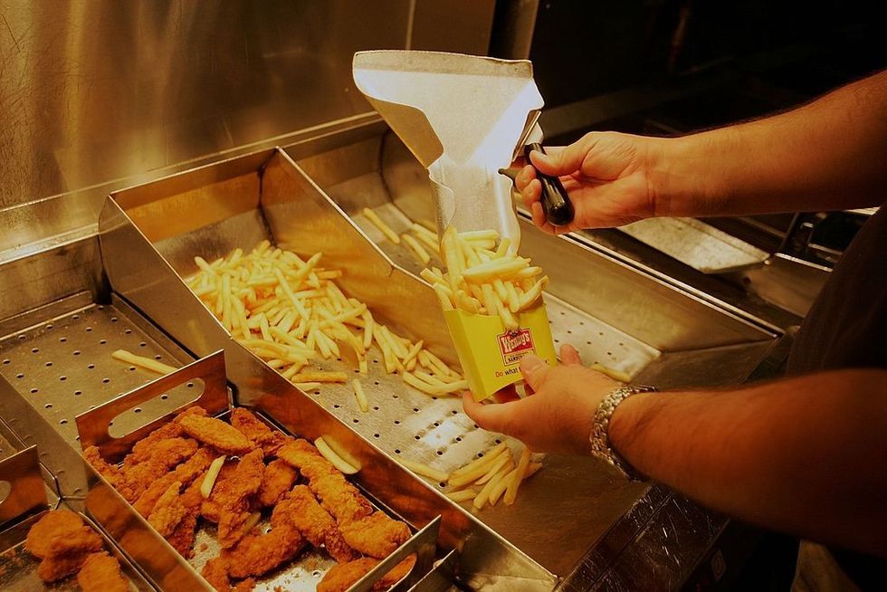 \u200b Wendy's french fries and chicken nuggets