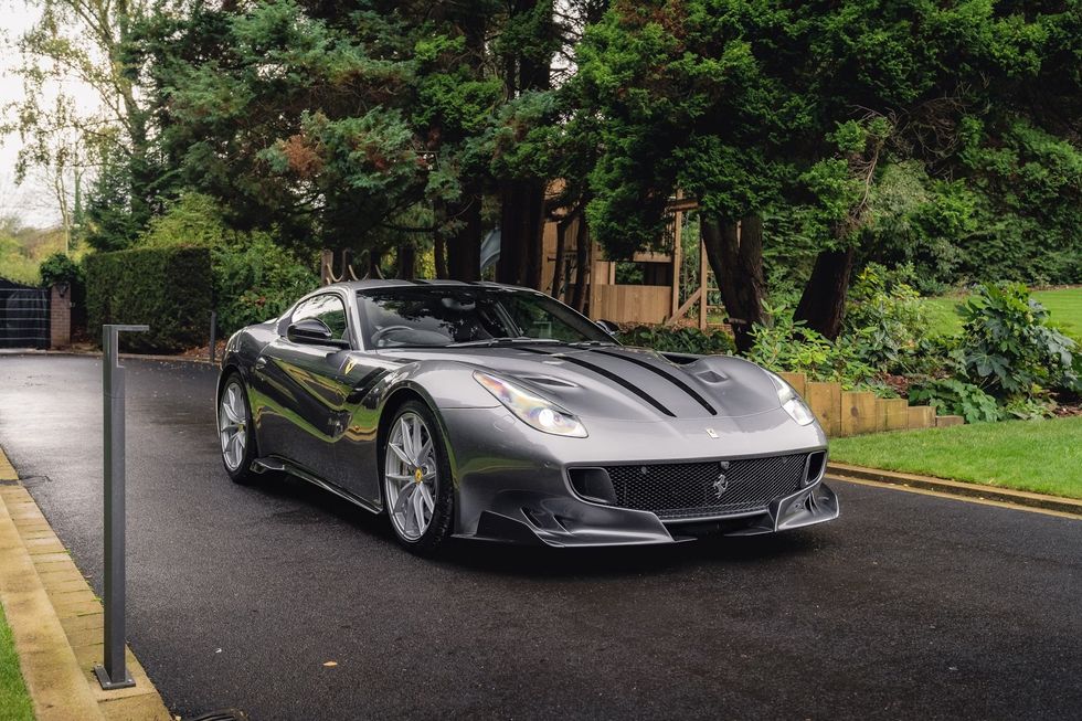 \u200bA 2016 Ferrari F12 TDF, formerly owned by Jamiroquai frontman Jay Kay