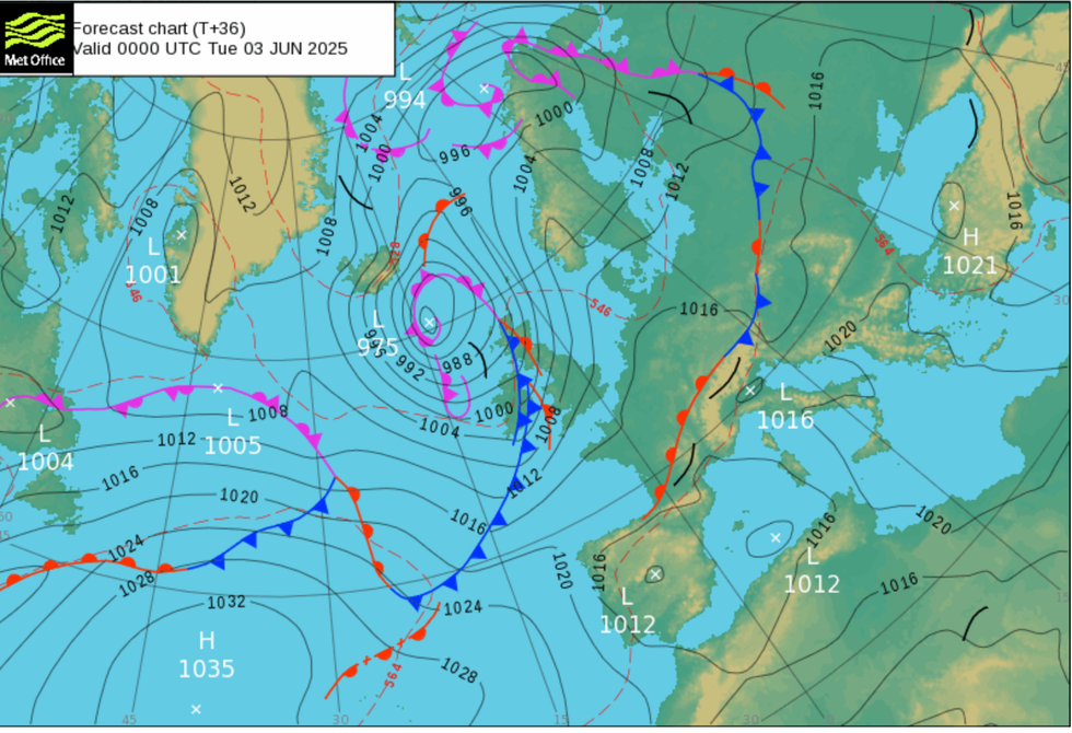 \u200bA cold front is on its way to western Europe
