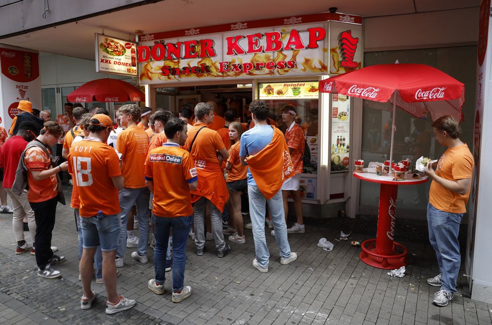 \u200bA doner kebab house in Berlin